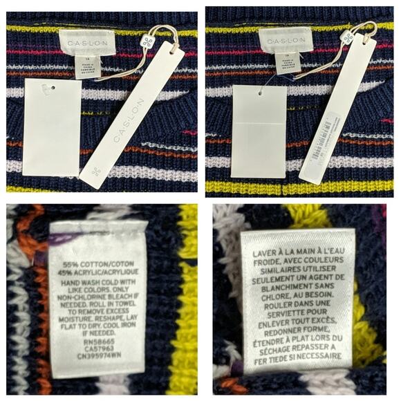 Caslon (Nordstrom) Button Shoulder Sweater - Size 1X - NWT - Picture 8 of 8
